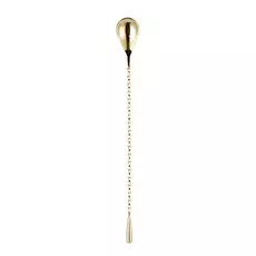 Ложка барная с метал.кнопкой.30 cм,золотой цвет  "P.L.-Bar Ware"