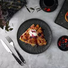 Тарелка d=23 см, серия "Black Raw Wood"  P.L. - ProffCuisine
