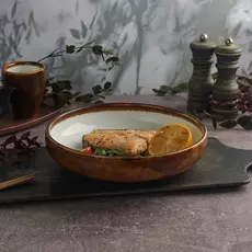 Тарелка d=22см, h=5,4 см, М=1200мл, фарфор "Паназия" P.L.-ProffCuisine