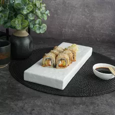 Блюдо для подачи 30*12*3 см,фарфор,белый цвет, матовая поверхность, "Паназия" P.L.-ProffCuisine