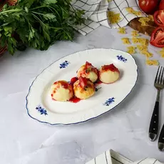 Блюдо овальное 30,5*19 см,коллекция "Blue Flower"  P.L. Proff Cuisine