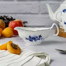 Соусник с ручкой 150мл,коллекция "Blue Flower"  P.L. Proff Cuisine