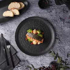 Тарелка  Black Raw Stellar d=26,5 см, P.L. Proff Cuisine