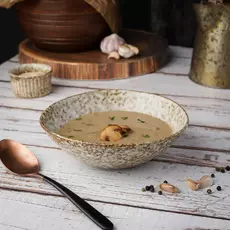 Салатник d=18 h=5 см, 600 мл, "Brown Spider Silk" / "Stockholm" P.L.-ProffCuisine
