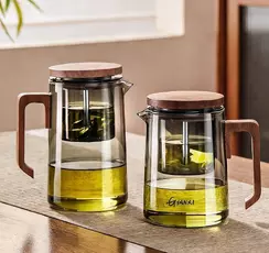 Чайник 750 мл,боросиликатное стекло,магнитный пресс  P.L. Proff Coffee