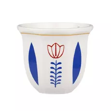 Чашка 200 мл кофейная без ручки Flower Barista d 8,5 см h7,8 см P.L. Barbossa